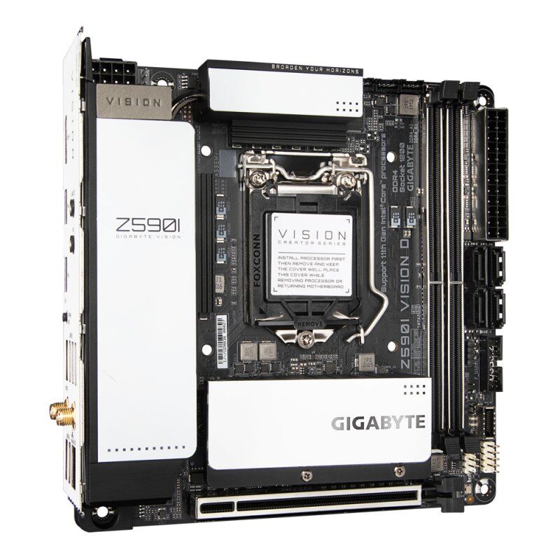 Gigabyte Z590I VISION D carte mère Intel Z590 LGA 1200 mini ITX