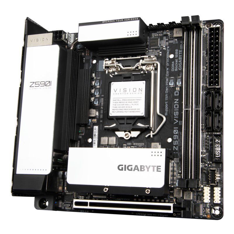 MB GBT Intel 1200 Z590I VISION D