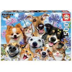 Puzzle Educa compatible - Fun in the Sun Selfie (500 pièces)