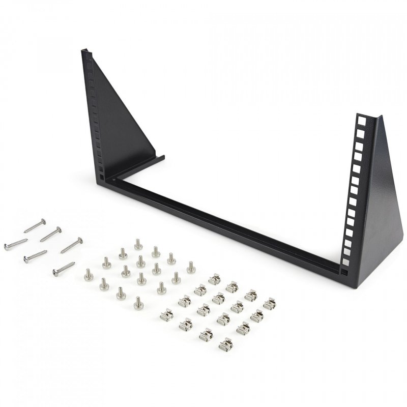 5U VERTICAL WALL MOUNT RACK 19IN OPEN LOW PROFILE WALL MOUNT