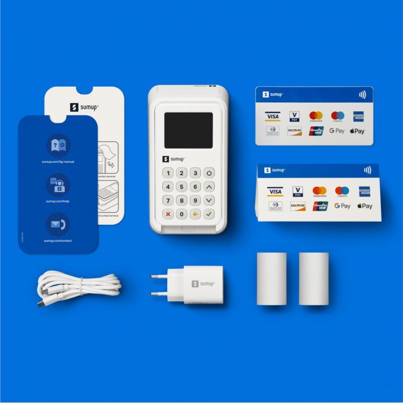 SumUp 3G+ Payment Kit smart card reader Indoor/outdoor Wi-Fi + 3G White