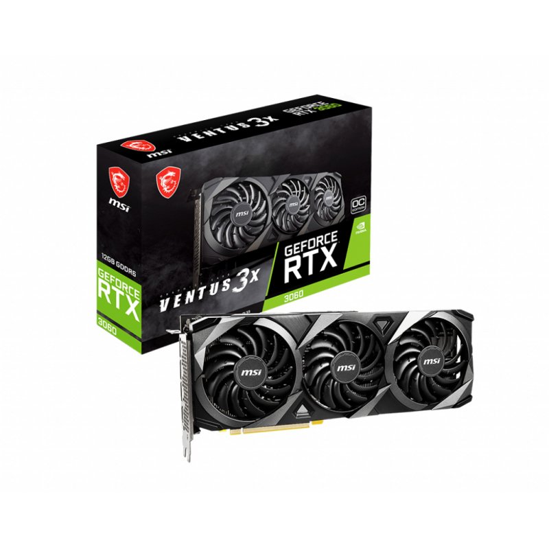 MSI GeForce RTX 3060 VENTUS 3X 12G OC NVIDIA 12 Go GDDR6