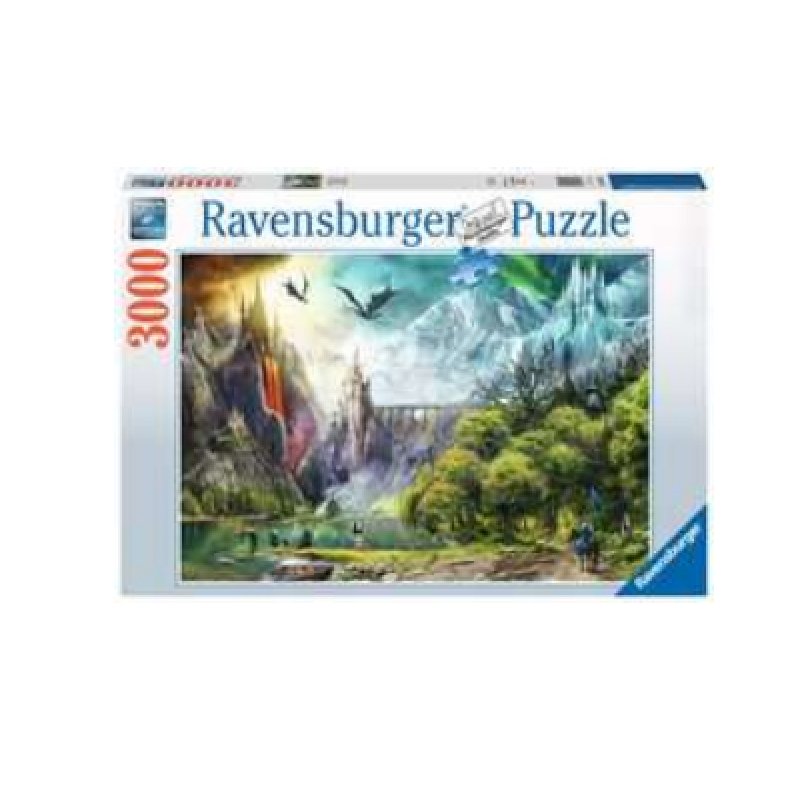 Puzzle Ravensburger compatible - Règne des Dargons (3000 pièces)