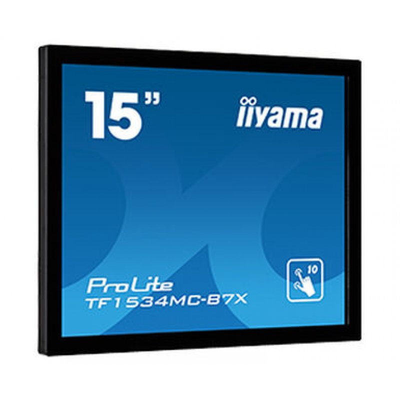 iiyama ProLite TF1534MC-B7X computer monitor 38.1 cm (15") 1024 x 768 pixels XGA LED Touchscreen Multi-user Black