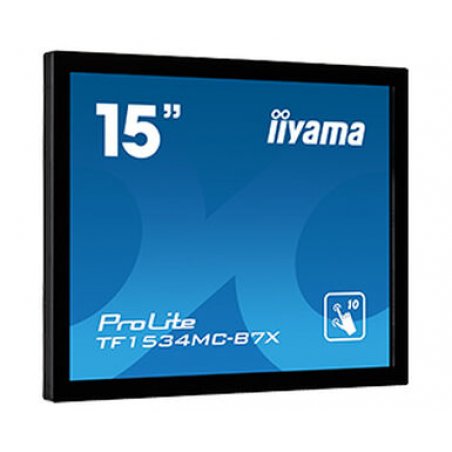 iiyama ProLite TF1534MC-B7X computer monitor 38.1 cm (15") 1024 x 768 pixels XGA LED Touchscreen Multi-user Black