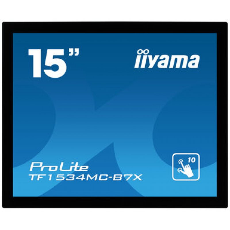 iiyama ProLite TF1534MC-B7X écran plat de PC 38,1 cm (15") 1024 x 768 pixels XGA LED Écran tactile Multi-utilisateur N