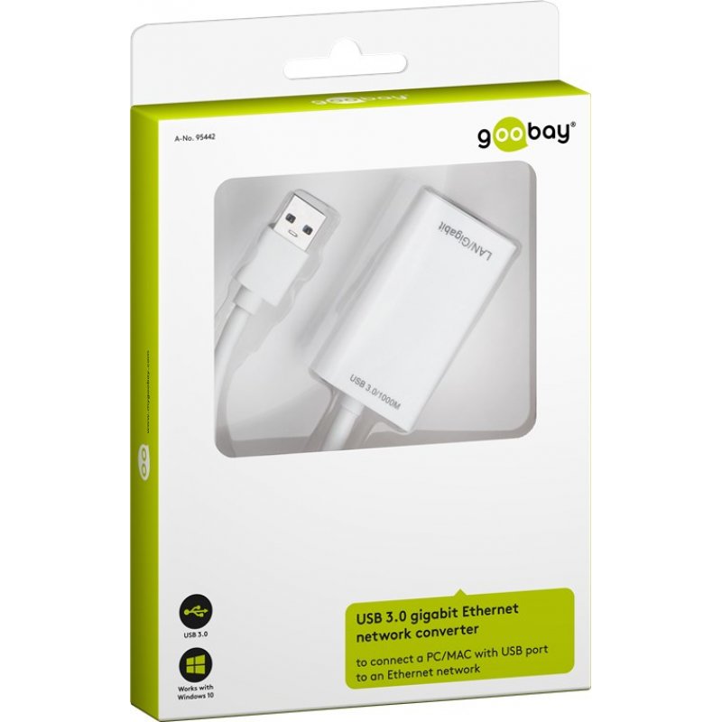 Goobay USB 3.0 Gigabit Ethernet Network Converter