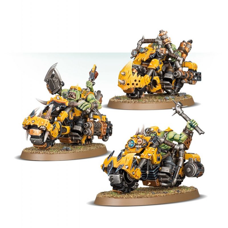 Warhammer 40k - Orks Warbiker Mob