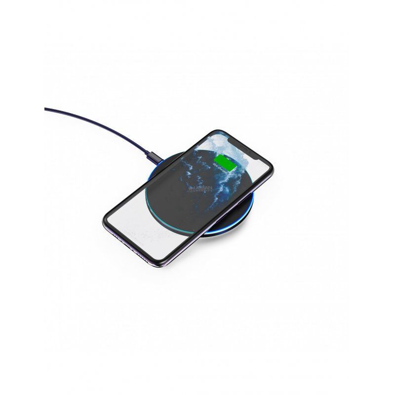 Urban Factory Powee Smartphone Noir, Bleu USB Recharge sans fil Intérieure