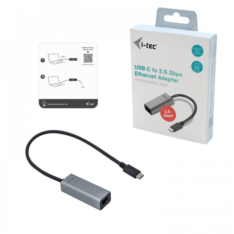 I-TEC USB-C to 2.5Gbps Ethernet Adapter