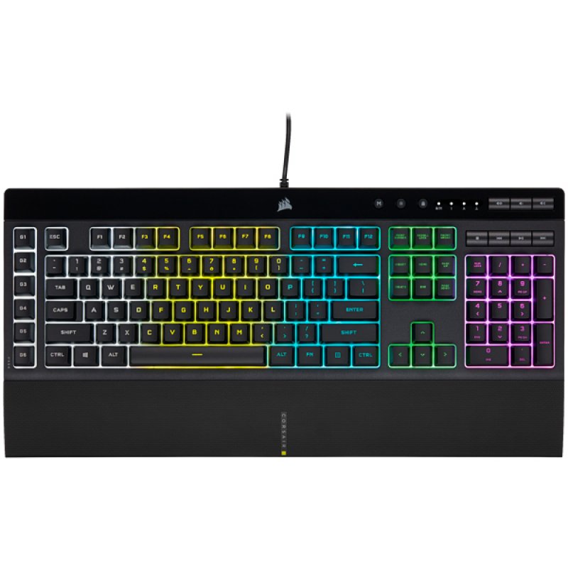 Corsair K55 RGB PRO clavier USB AZERTY Français Noir