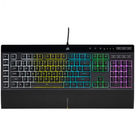 Corsair K55 RGB PRO keyboard USB AZERTY French Black