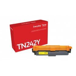 Everyday Yellow Toner compatible with Brother TN-242Y, Standard Yield