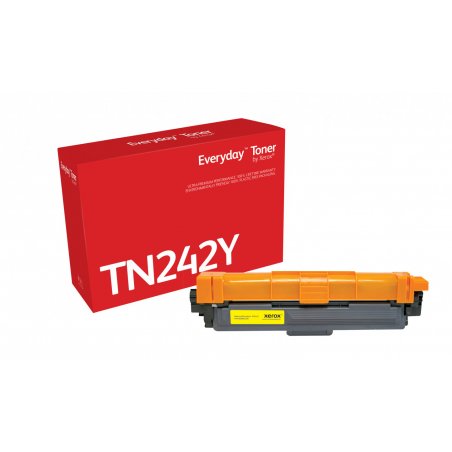 Everyday Yellow Toner compatible with Brother TN-242Y, Standard Yield