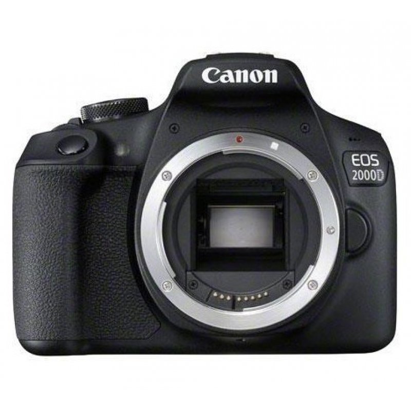 Canon EOS 2000D + EF-S 18-55mm f/3.5-5.6 III Kit d'appareil-photo SLR 24,1 MP CMOS 6000 x 4000 pixels Noir