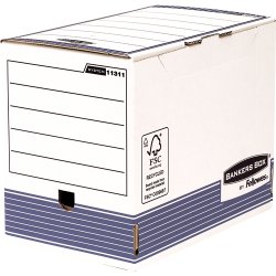 Fellowes 1131102 file storage box Paper Blue, White