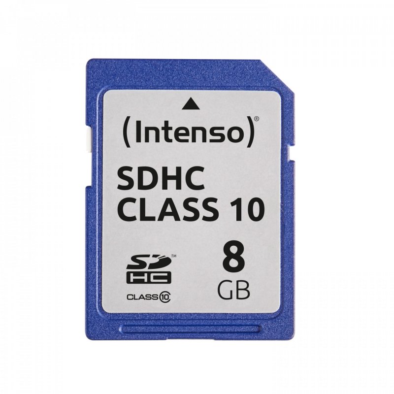 Intenso 3411460 mémoire flash 8 Go SDHC Classe 10