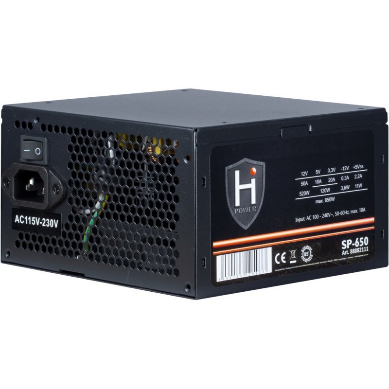 650W Inter-Tech compatible HIPOWER SP-650