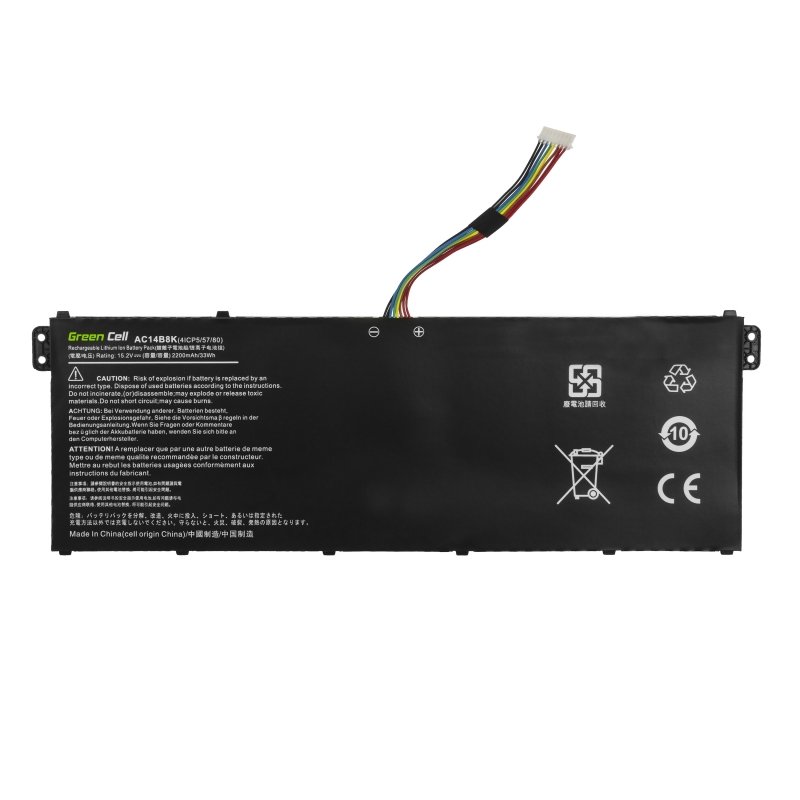 Green Cell AC72 composant de notebook supplémentaire Batterie