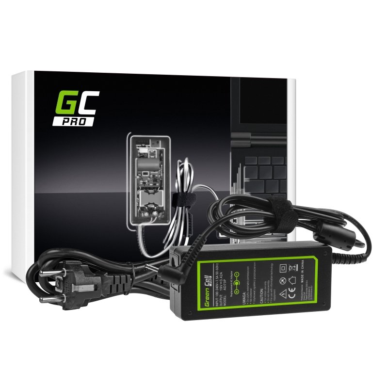 GreenCell compatible PRO 19V 3.42A 65W für Acer Aspire S7 S7-392 S7-393 Samsung NP530U4E NP730U3E NP740U3E