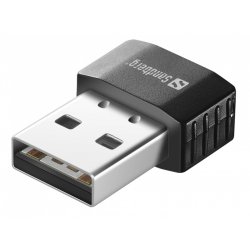 WiFi USB Dongle 2,4/5GHz 650Mbps Sandberg Black