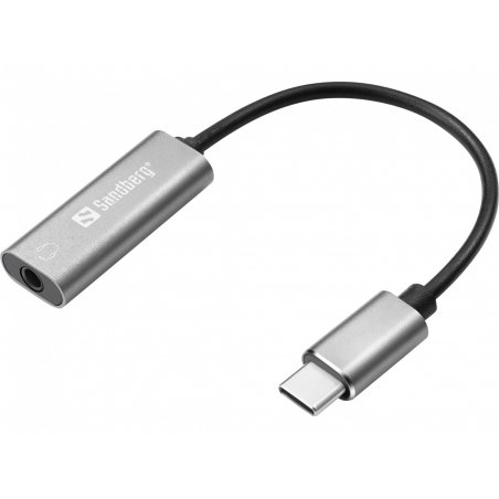 KAB USB-C (ST)  Klinke 3,5mm (BU) Sandberg White
