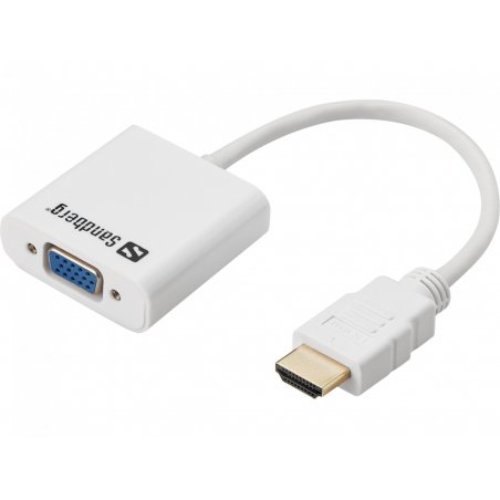 Adapter HDMI (ST)  VGA (BU) Sandberg White