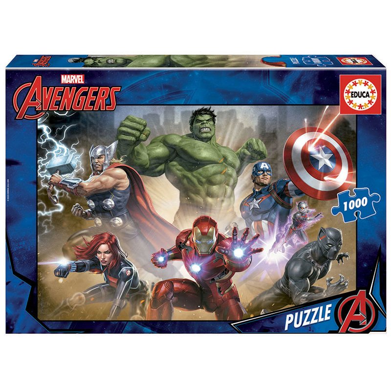 Educa Avengers Jeu de puzzle 1000 pièce(s) Bandes dessinées