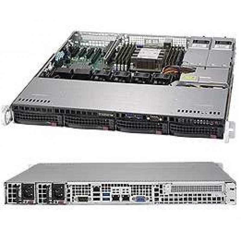 1HE SUPERMICRO CSE813MFTQC-R407CB