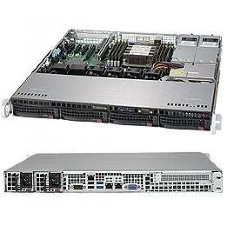 Supermicro CSE813MFTQC-R407CB Rack (1 U)