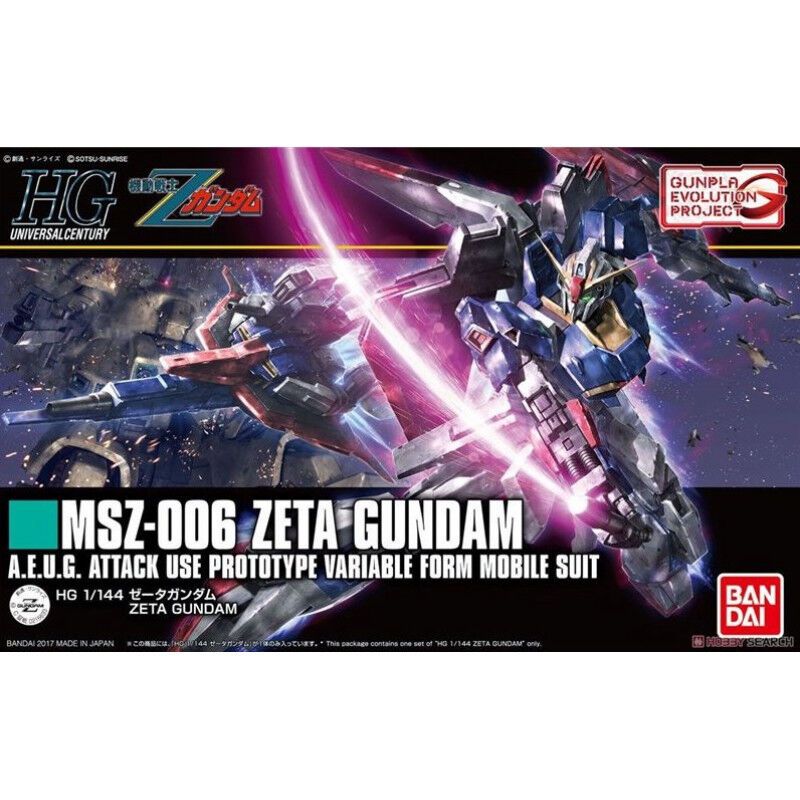 GUNDAM - HG 1/144 MSZ-006 Zeta Gundam - Model Kit