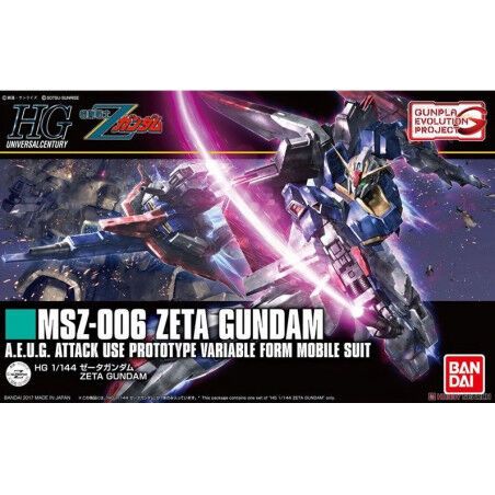 GUNDAM - HG 1/144 MSZ-006 Zeta Gundam - Model Kit