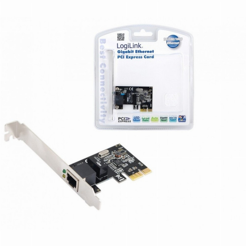 INTG 1Gb 1xRJ45 Logilink PC0029A |RTL8111F PCIeX1