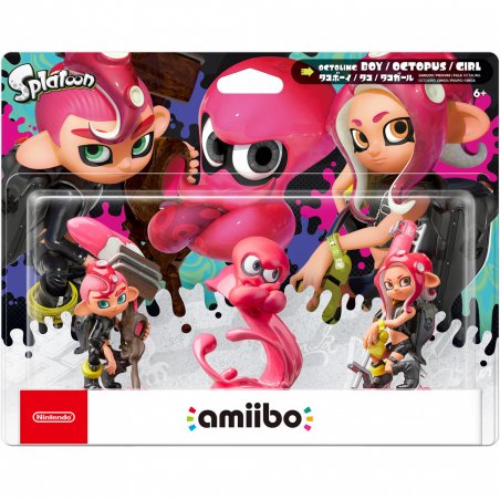 AMIIBO Splatoon Octopling Tri Pack