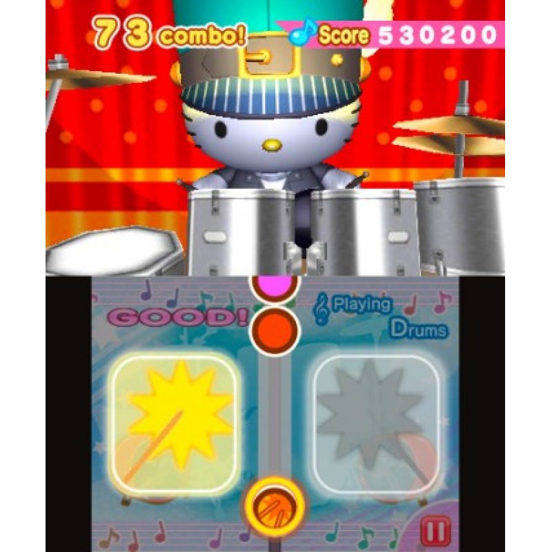 Koch Media Hello Kitty & Friends: Rockin' World Tour, Nintendo 3DS Standard Anglais, Italien