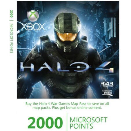Microsoft Xbox 360 LIVE 2000 Points Halo 4