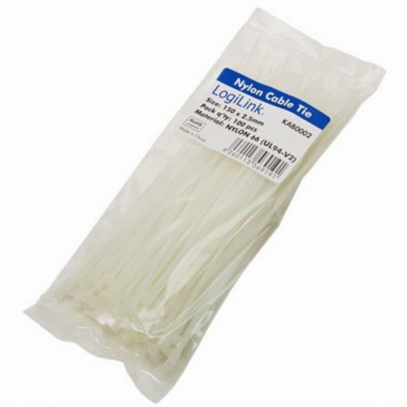 Kabelbinder 100er Set 150x2,5mm LogiLink compatible