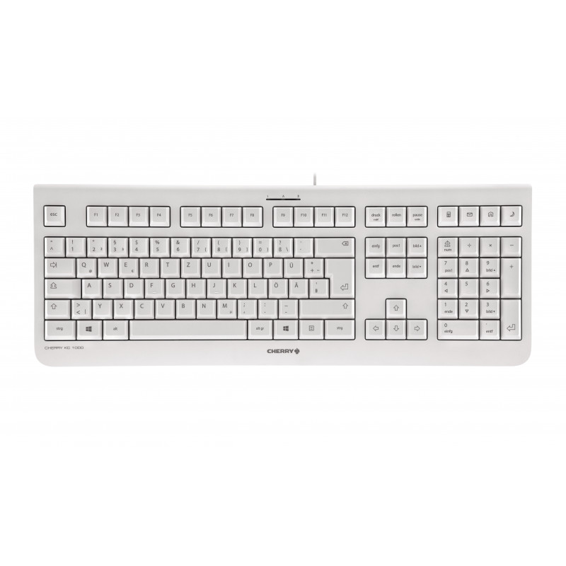 CHERRY KC 1000 keyboard USB QWERTZ German Grey