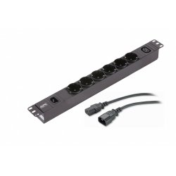 Easy PDU Basic 1U 10A 230V 6 Schuk