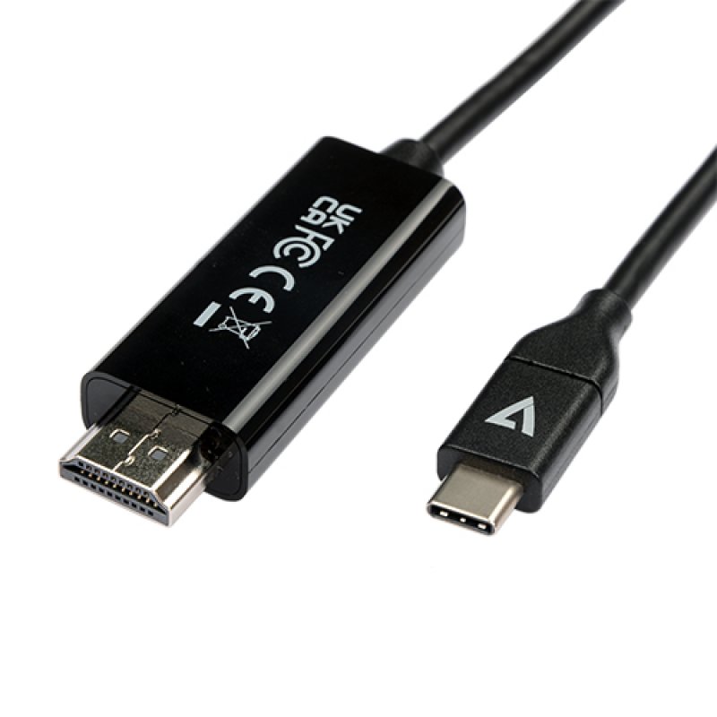 USB-C TO HDMI CABLE 2M BLACK BLACK USB-C VIDEO CABLE