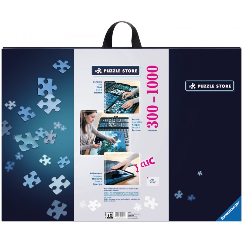 Accessoire Puzzle Ravensburger compatible : Malette à Puzzle (300 à 1000 pièces)