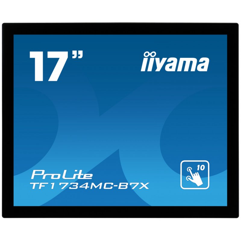 iiyama ProLite TF1734MC-B7X écran plat de PC 43,2 cm (17") 1280 x 1024 pixels SXGA LED Écran tactile Noir