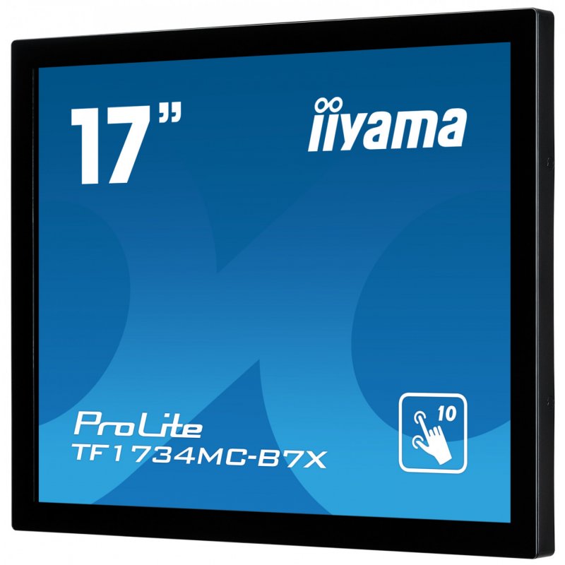 iiyama ProLite TF1734MC-B7X computer monitor 43.2 cm (17") 1280 x 1024 pixels SXGA LED Touchscreen Black