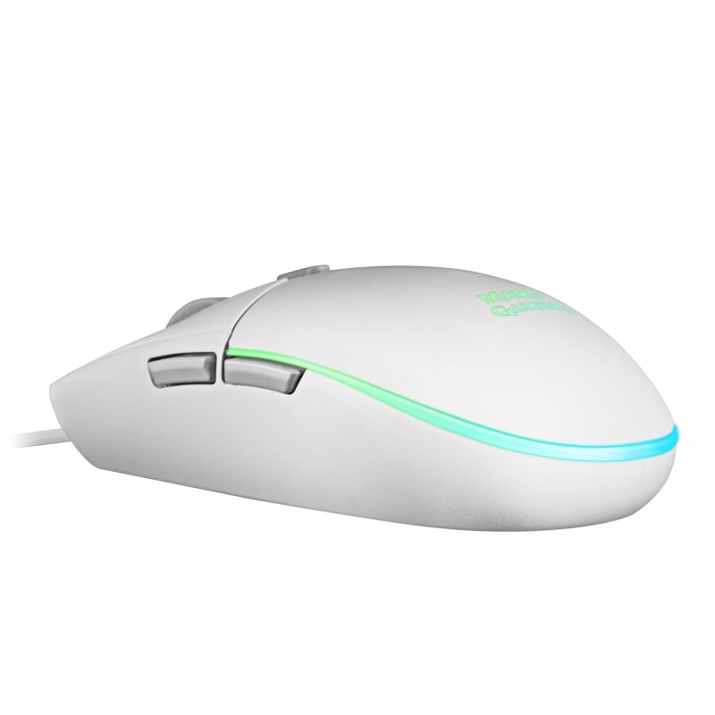 Souris filaire Gamer Mars Gaming compatible MMG W RGB (Blanc)