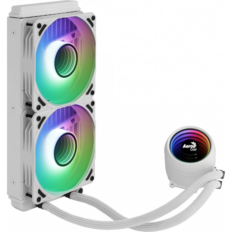 Aerocool Mirage L240 Processeur Refroidisseur de liquide tout-en-un Blanc 1 pièce(s)