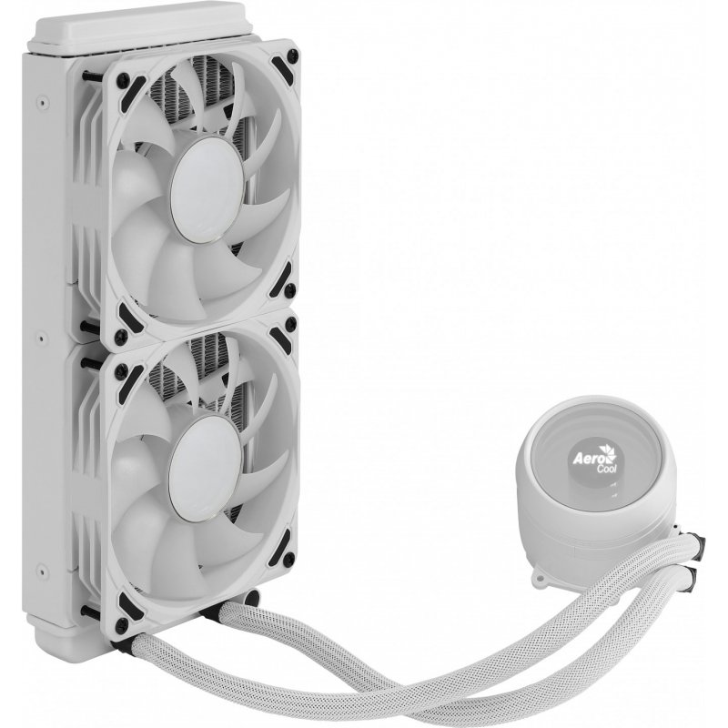 Aerocool Mirage L240 Processeur Refroidisseur de liquide tout-en-un Blanc 1 pièce(s)