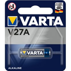 Pile Alcaline Varta compatible type V27A 12V (LR27)