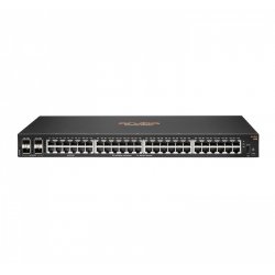 Aruba 6100 48G 4SFP+ Géré L3 Gigabit Ethernet (10/100/1000) 1U Noir
