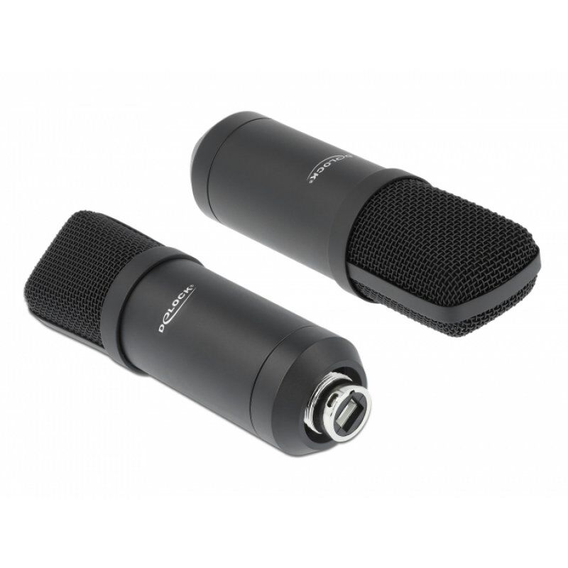 DeLOCK 66300 microphone Noir