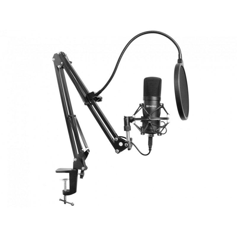 Broadcast Sandberg Streamer USB Microphone Kit